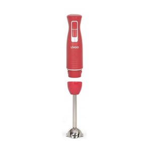 Mixeur plongeant 400w rouge