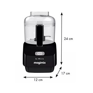 Mini-hachoir 0.8l 290w noir