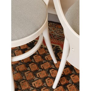 Paire de chaises blanche en bois n°1116