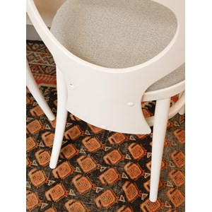 Paire de chaises blanche en bois n°1116