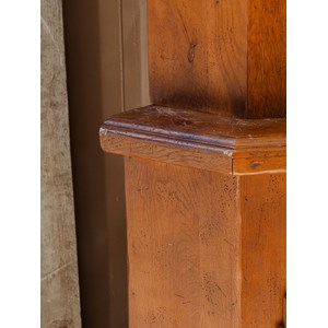 Haut buffet d'angle en bois n°1480