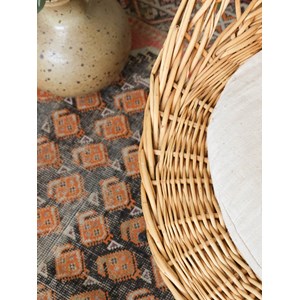 Fauteuil en rotin vintage n°855