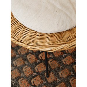 Fauteuil en rotin vintage n°855