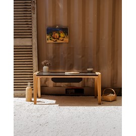 Donna, la table basse en chêne n°933