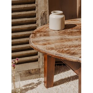 Léonie, la table basse en noyer n°888