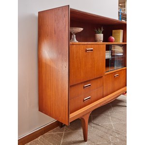Grand vaisselier en palissandre n°381
