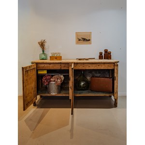 Grand meuble de métier en bois n°312