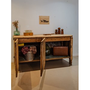 Grand meuble de métier en bois n°312