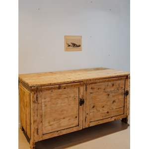Grand meuble de métier en bois n°312