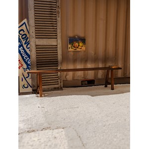 Antoine, le banc de ferme en noyer n°384