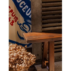 Antoine, le banc de ferme en noyer n°384