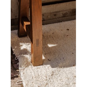 Antoine, le banc de ferme en noyer n°384
