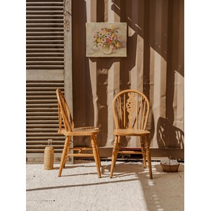 Lot de 6 chaises windsor wheelback n°1156