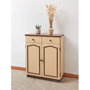 Buffet en bois et céramique n°1458