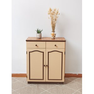 Buffet en bois et céramique n°1458