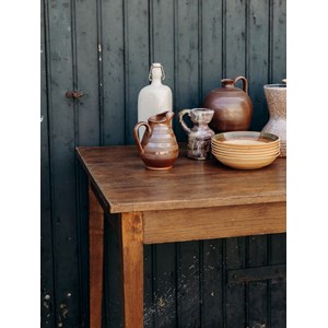 Table à manger en bois foncé n°1299