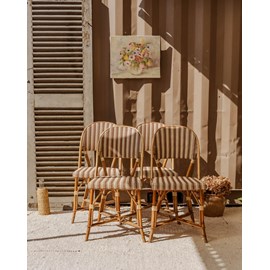 Lot de 4 chaises de brasserie n°1155