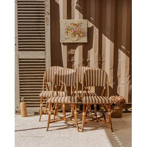 Lot de 4 chaises de brasserie n°1155