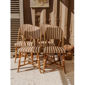 Lot de 4 chaises de brasserie n°1155