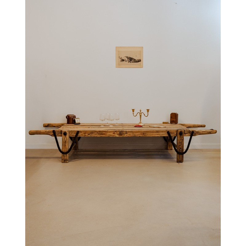 Table basse de ferme en bois n°881