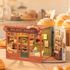Mrs hunts bakery - maquette booknook serre-livre