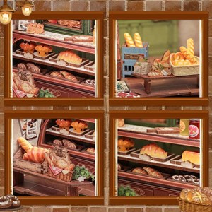 Mrs hunts bakery - maquette booknook serre-livre