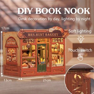 Corner coffee shop - maquette booknook serre-livre