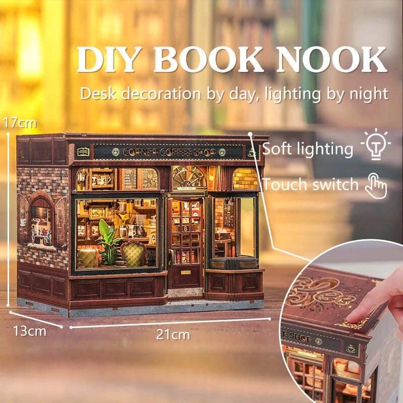 Blossom florists - maquette booknook serre-livre