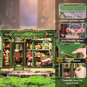 Blossom florists - maquette booknook serre-livre