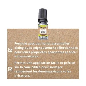 Roll'on apaisant après piqûre aux huiles