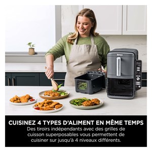 Friteuse sans huile 9.5l 2470w noir