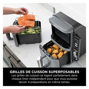 Friteuse sans huile 9.5l 2470w noir