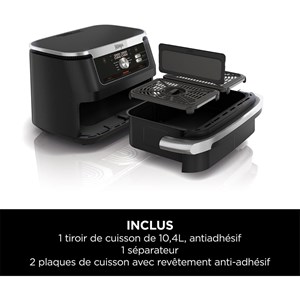 Friteuse sans huile 10.4l 2470w noir