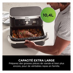Friteuse sans huile 10.4l 2470w noir