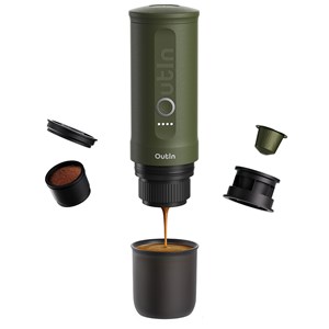 Machine à expresso portable forêt verte