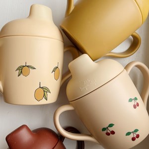 Lot de 2 tasses à bec citron