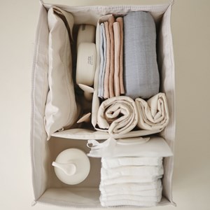 Panier à couches ivory