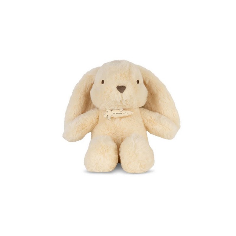 Peluche bubbles lapin jaune - 23cm eco