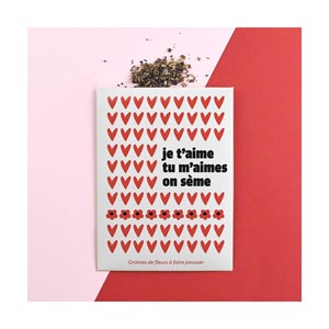 Sachet message - je t'aime tu m'aimes on