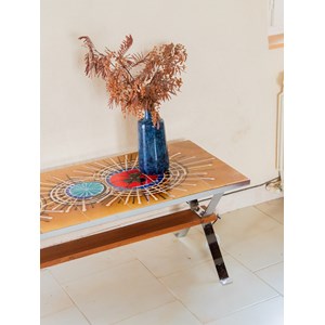 Liv, la table basse à carreaux n°204