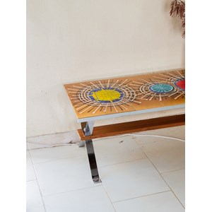 Liv, la table basse à carreaux n°204