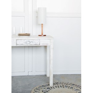 Romy, la table à manger blanche n°247