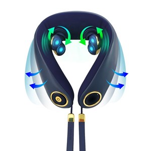 Masseur shiatsu cou épaules chauffant avec fonction bluetooth medivon mv-collarg