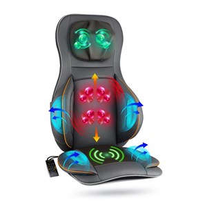 Siège massant shiatsu massage cou dos compression d'air chaleur medivon mv-cosya