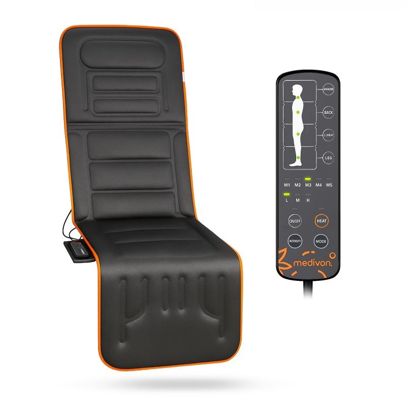 Matelas massage corps fonction chauffante vibrante medivon mv-cosyvibra