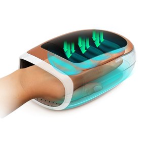 Masseur mains poignets pressothérapie soulagement chaleur sans fil medivon mv-ha