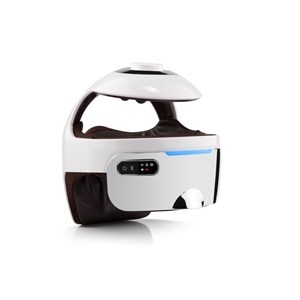 Casque massage crânien pressothérapie acupréssion soulage migraines chauffant bl