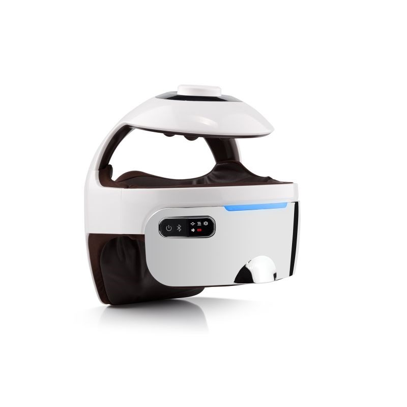 Médivon - Casque massage crânien pressothérapie acupréssion soulage migraines chauffant bl