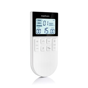 Appareil électrostimulateur écran lcd avec 4 électrodes 3en1 tens ems fitness me