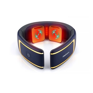 Masseur cervical impulsions électriques chauffant anti-douleur avec 2 électrodes